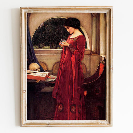 The Crystal Ball by John William Waterhouse