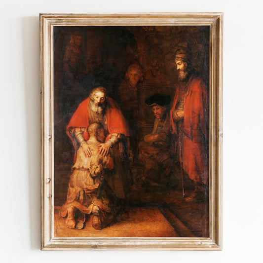The Return of the Prodigal Son, 1669 by Rembrandt