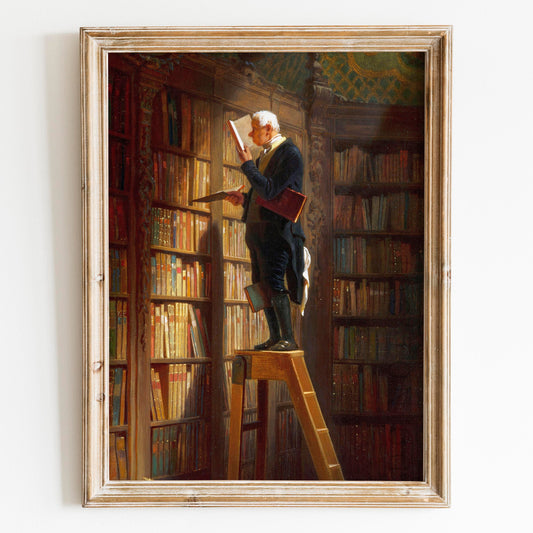 The Bookworm by Carl Spitzweg