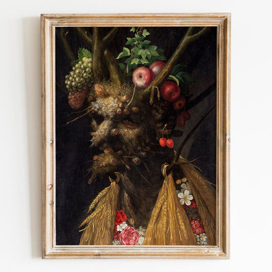 Four Seasons in One Head by Giuseppe Arcimboldo