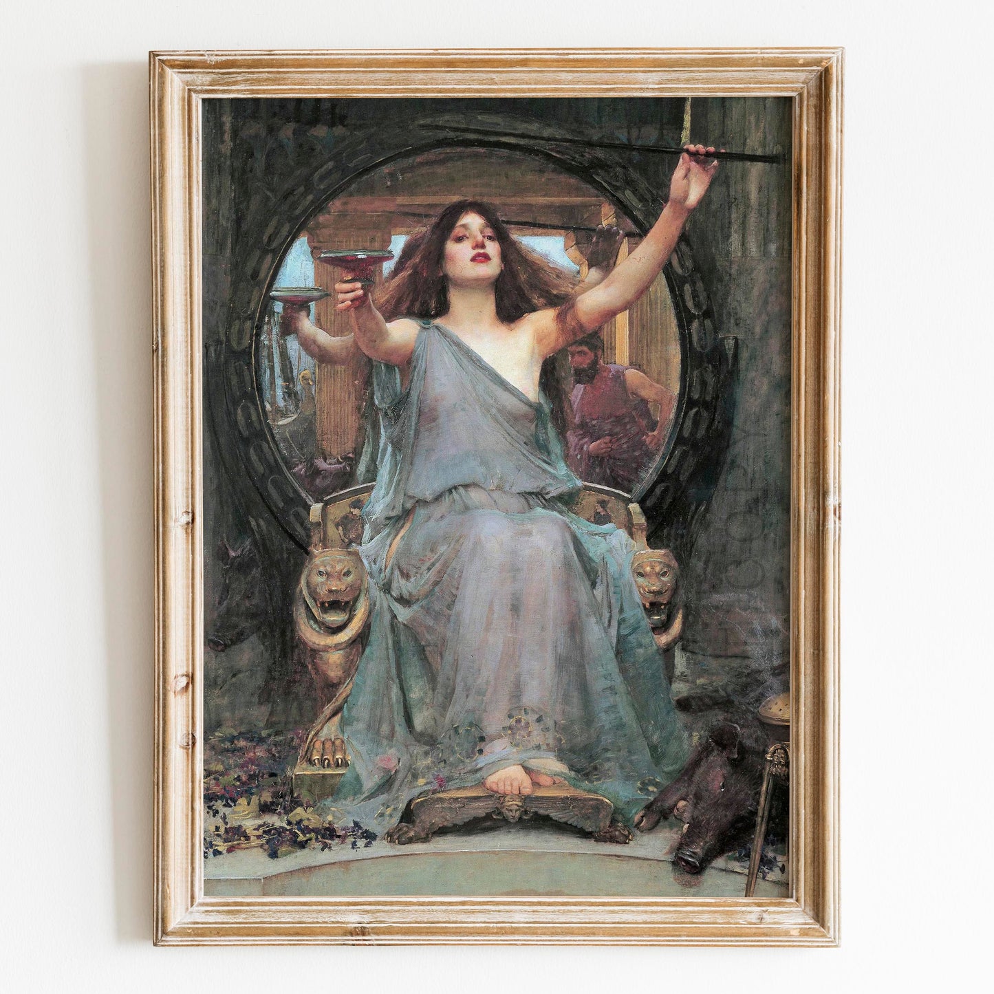 Circe Offering the Cup to Odysseus by John William Waterhouse
