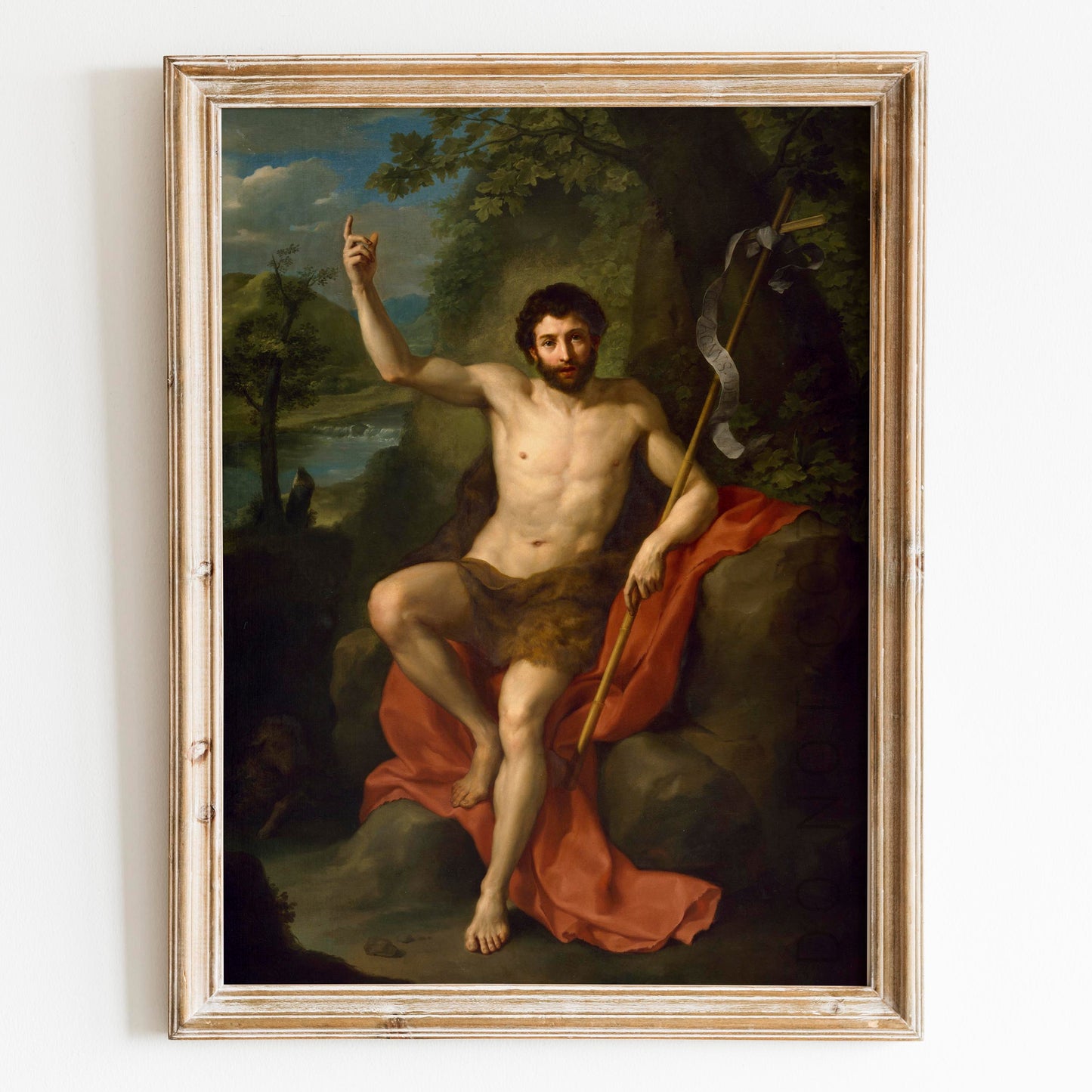 St. John the Baptist Preaching in the Wilderness by Anton Raphael Mengs