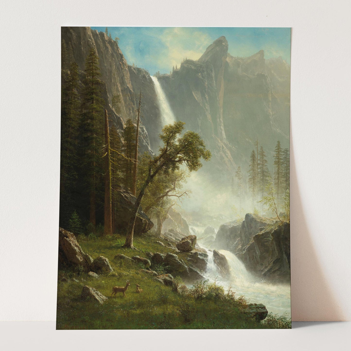 Yosemite Falls by Albert Bierstadt