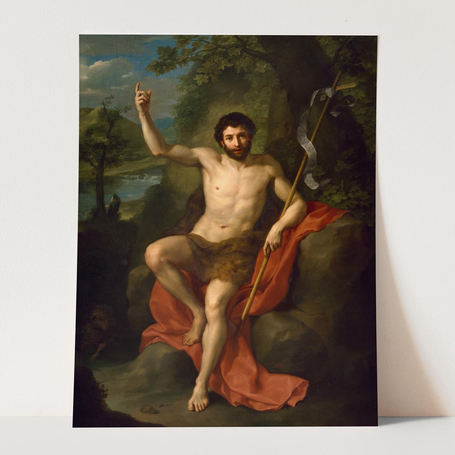 St. John the Baptist Preaching in the Wilderness by Anton Raphael Mengs