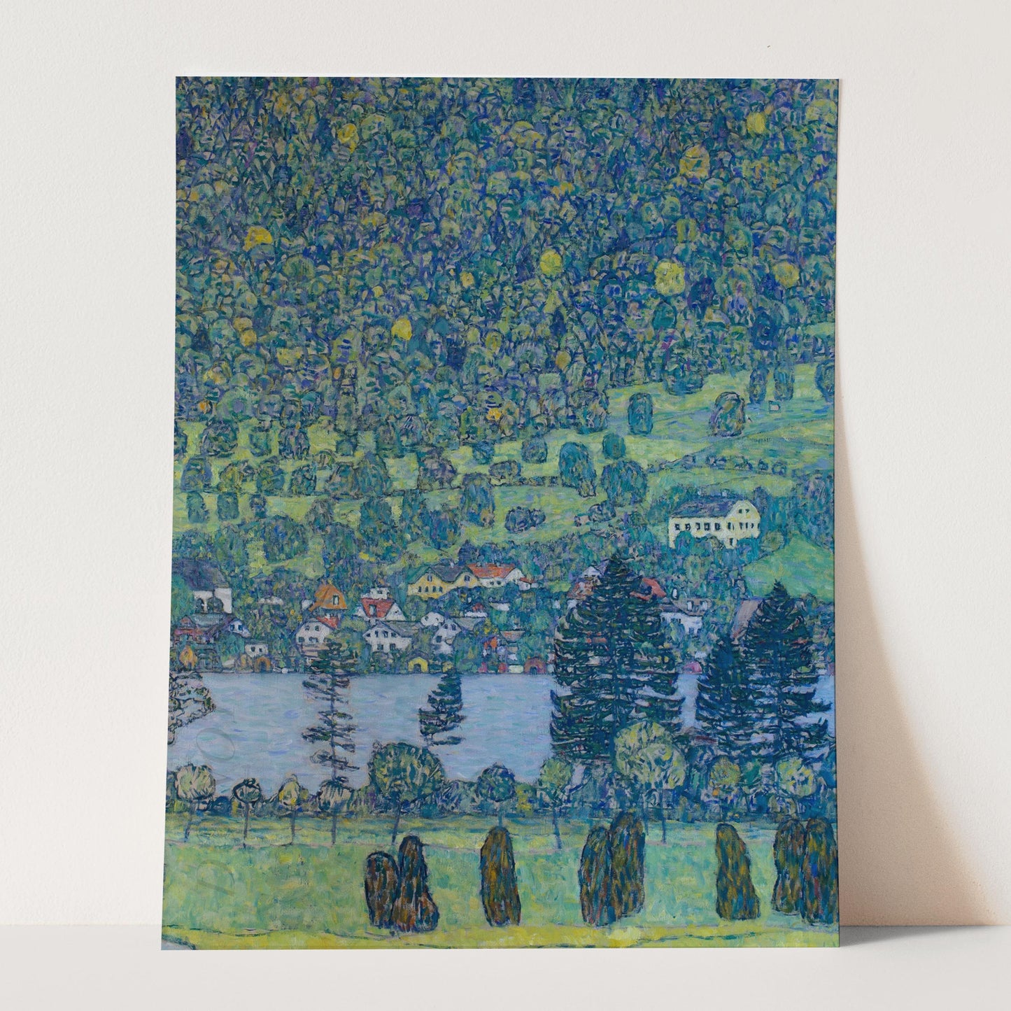 Forest Slope in Unterach on the Attersee by Gustav Klimt