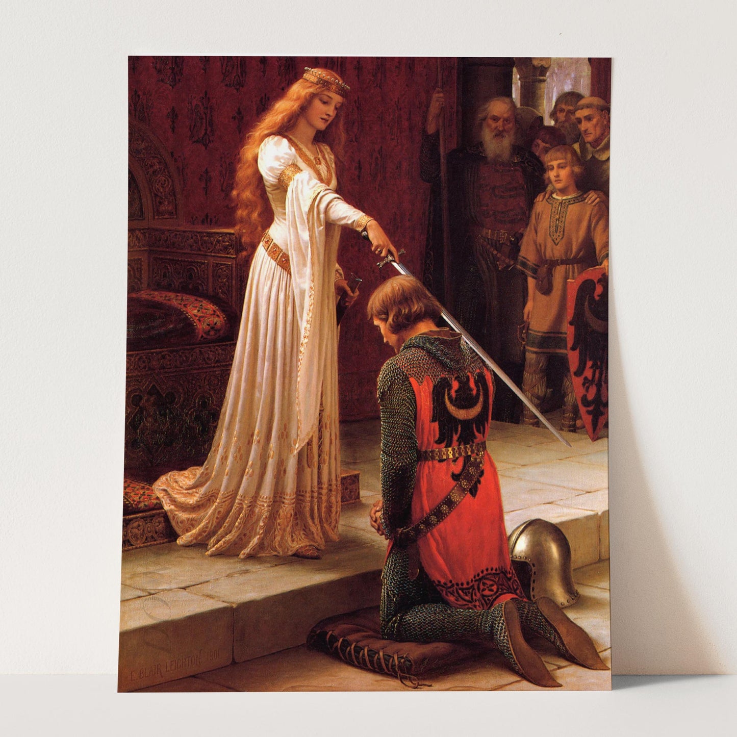 Accolade 1901 by Edmund Blair Leighton