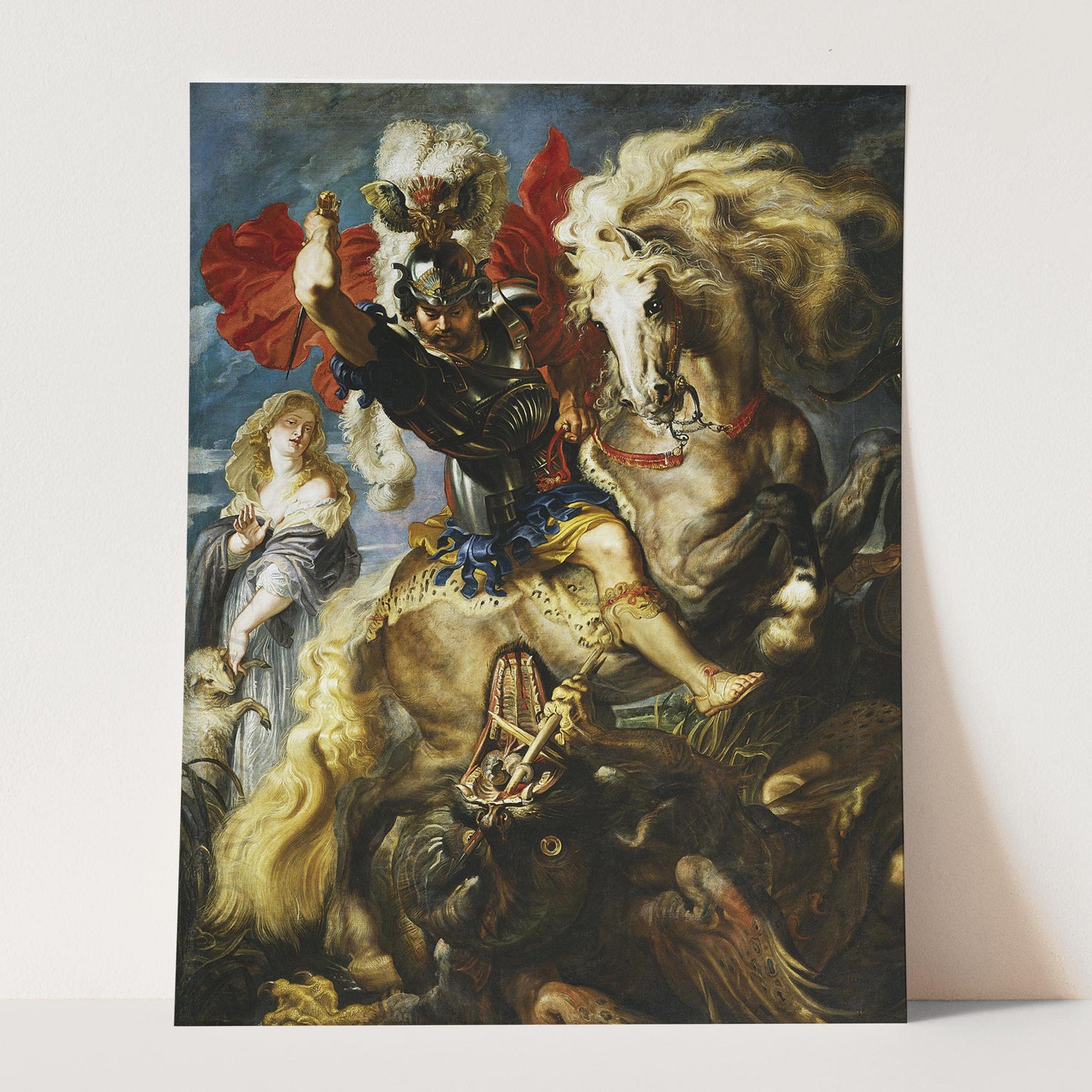 St. George and The Dragon by Peter Paul Rubens