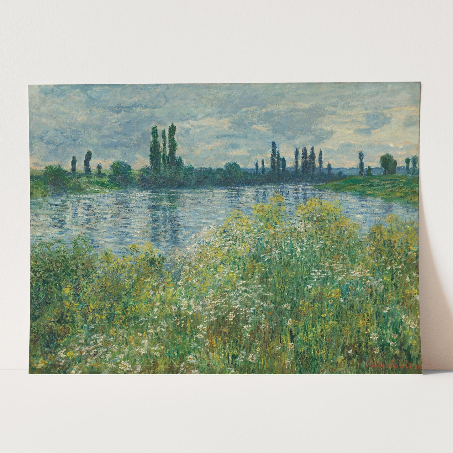 Banks of the Seine by Claude Monet