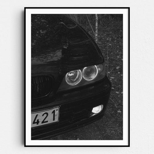 BMW Grill in Black & White
