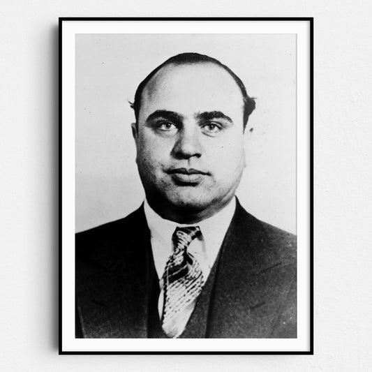 Al Capone 1930s Chicago Prison Mug Shot