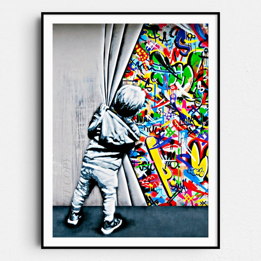 Banksy Behind The Curtain