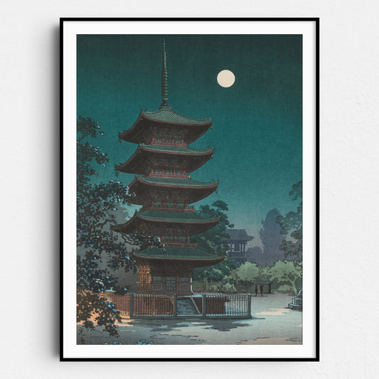 Asakusa Kinryūzan Temple by Tsuchiya Kōitsu