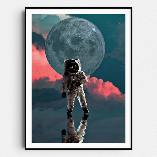 Astronauts Fly On The Moon