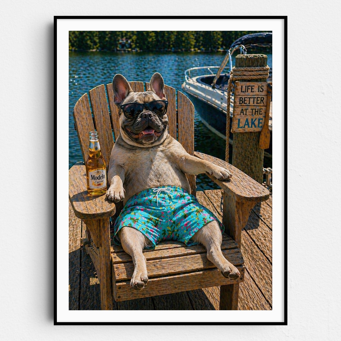 French Bulldog - Life At The Lake