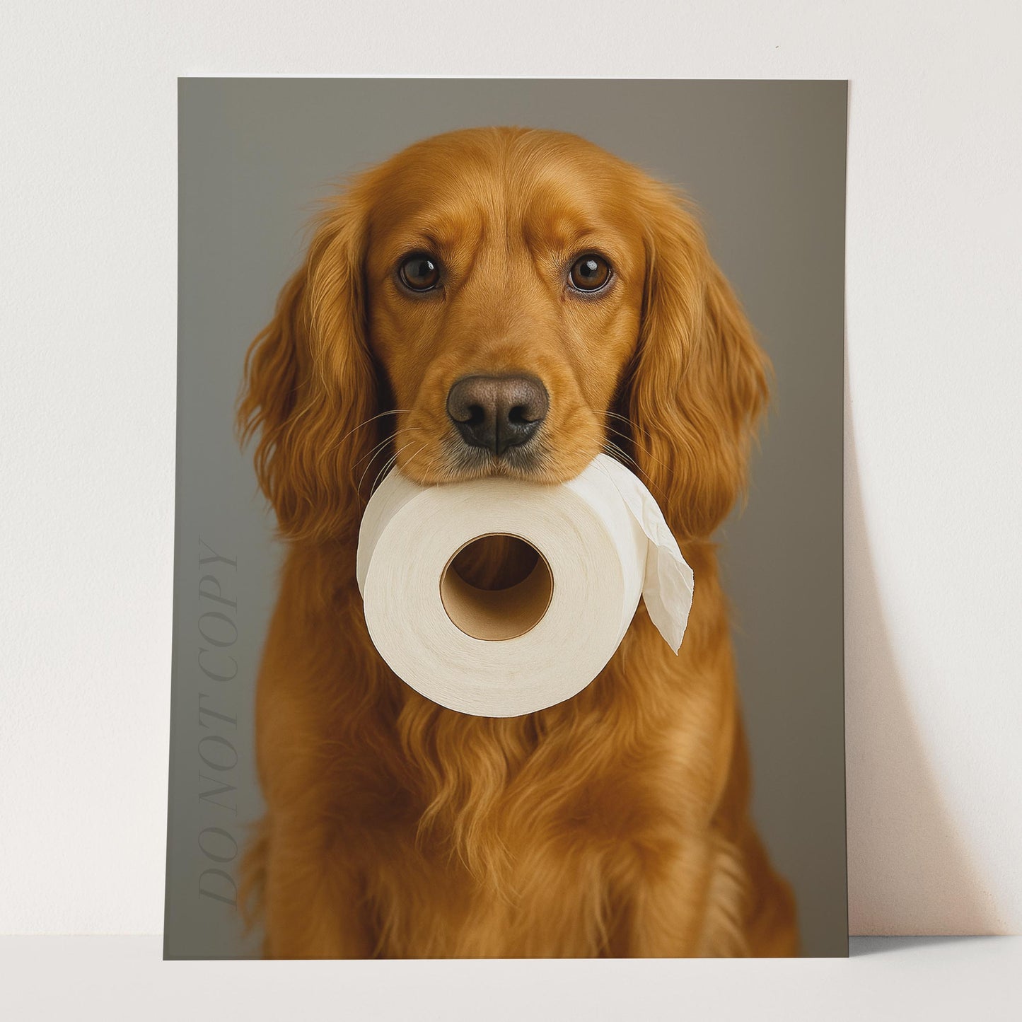 Cocker Spaniel Dog Toilet Paper