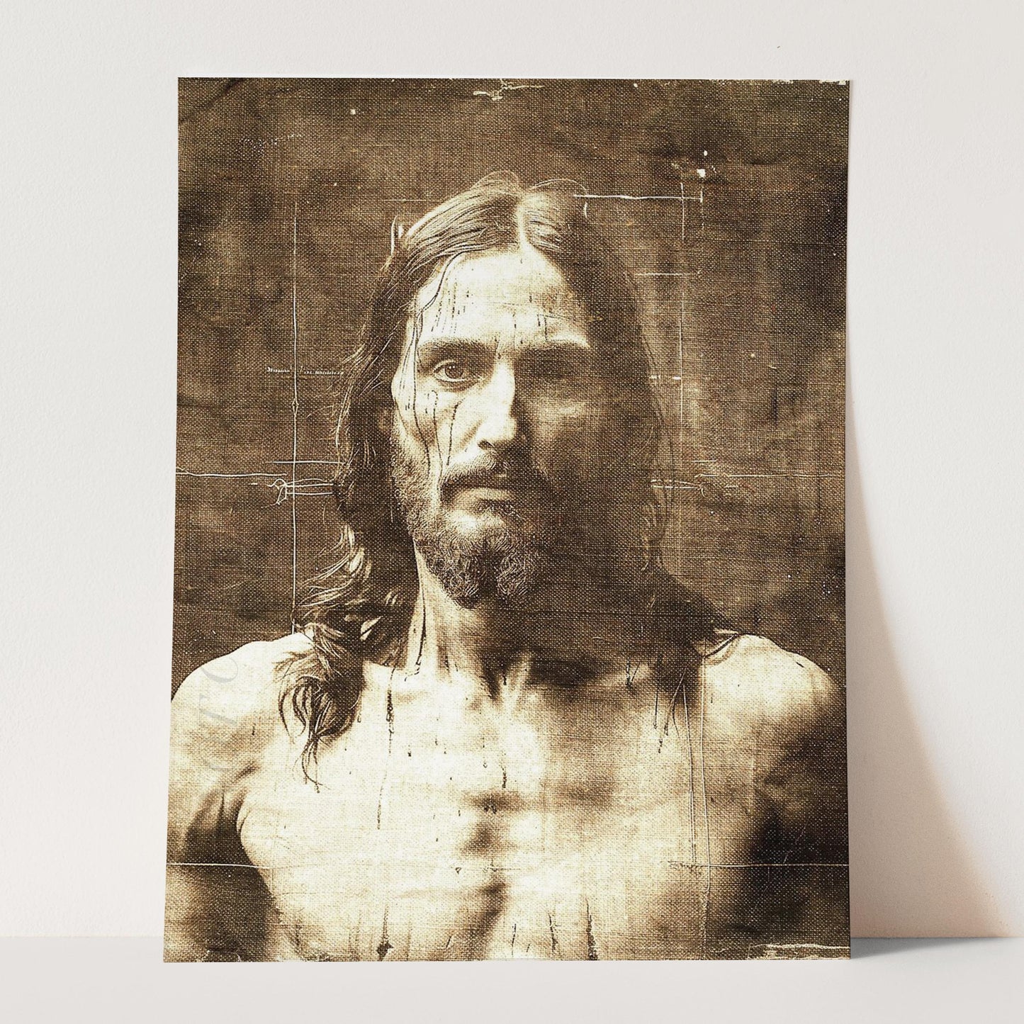 Shroud of Turin Face of Jesus Christ of Nazareth