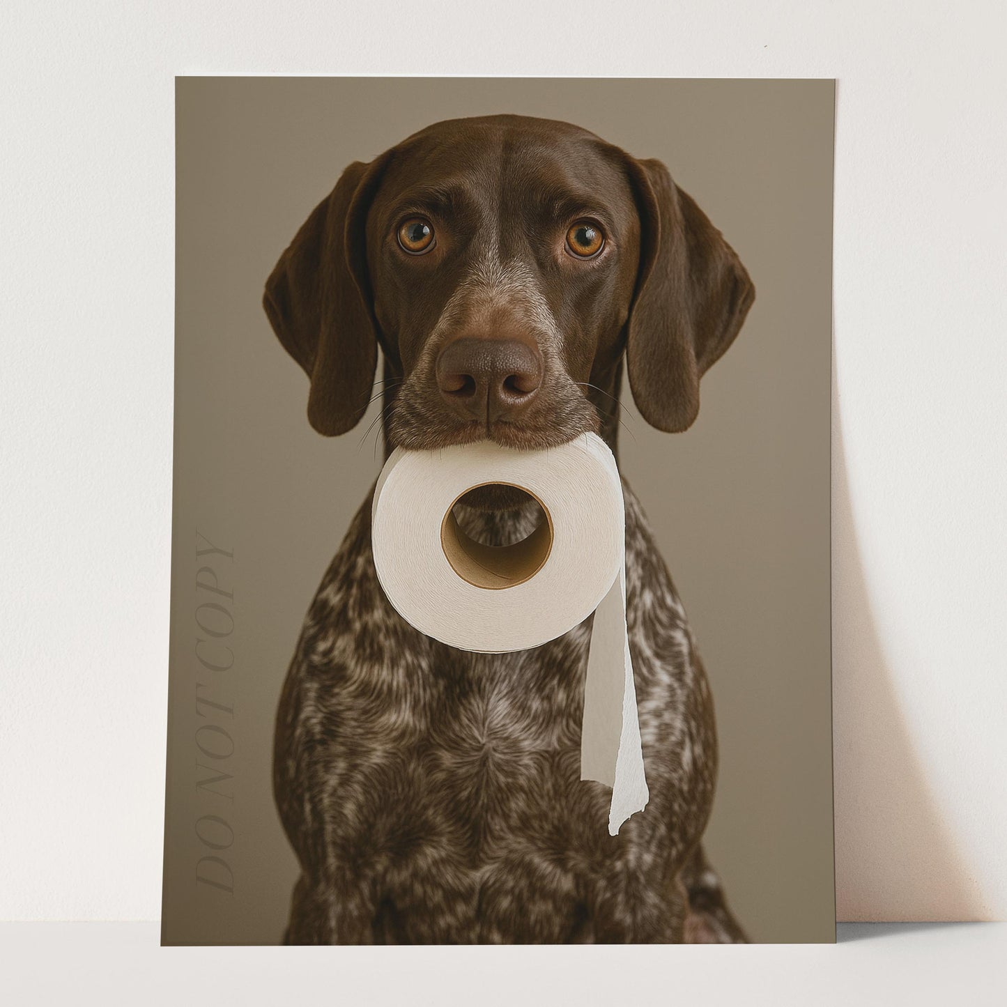 German Shorthaired Pointer Dog Toilet Paper