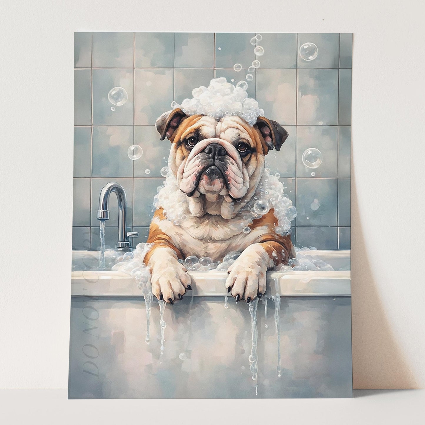 Bulldog Bathtub Bubble Bath