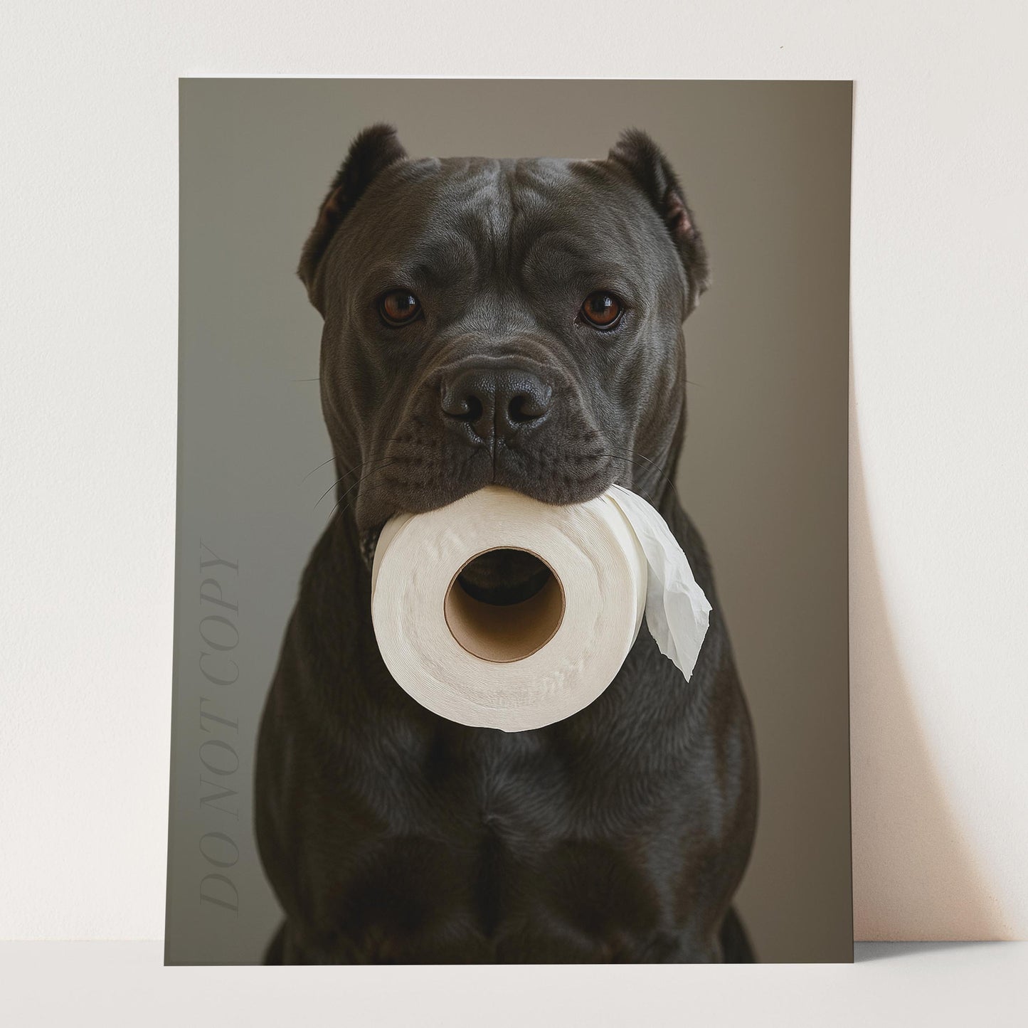 Cane Corso Dog Toilet Paper