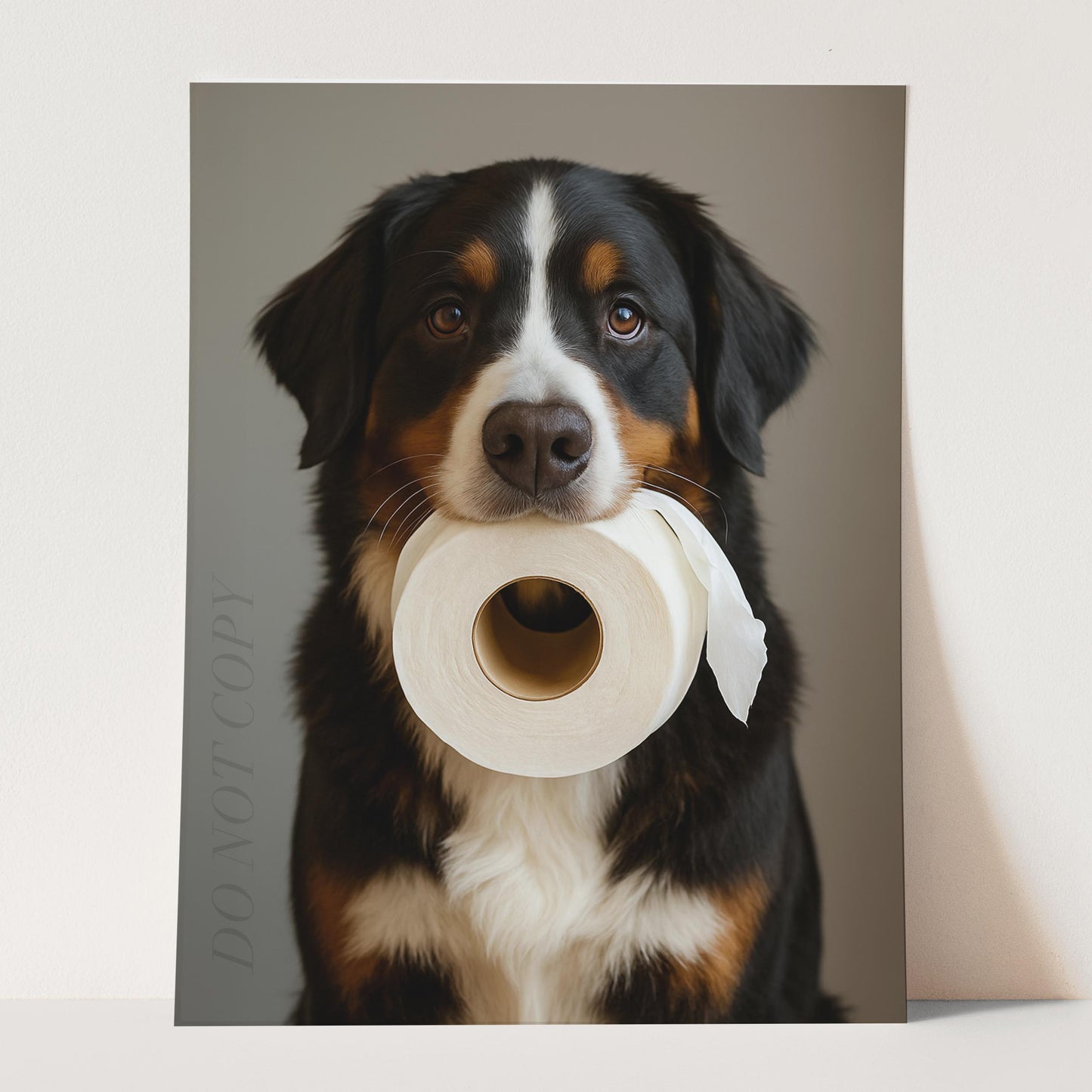 Bernese Mountain Dog Toilet Paper