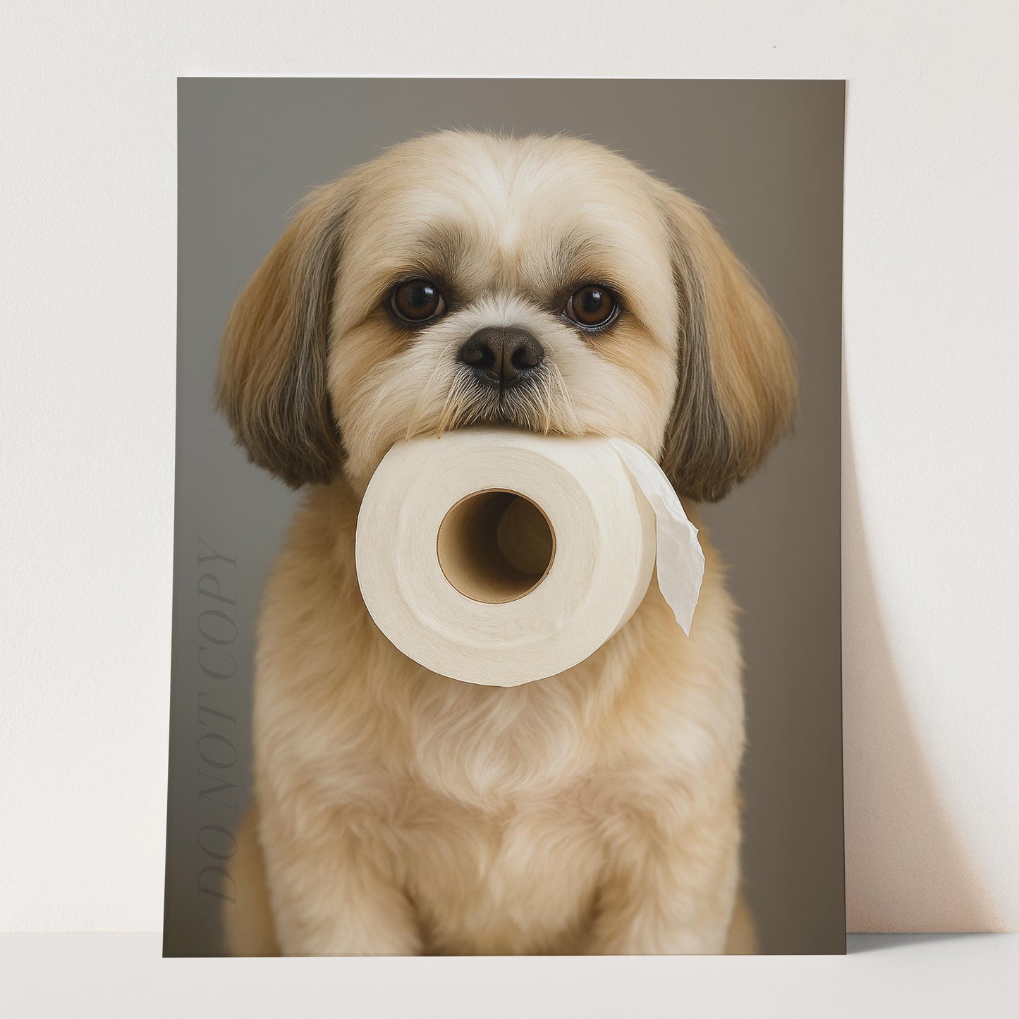 Shih Tzu Dog Toilet Paper
