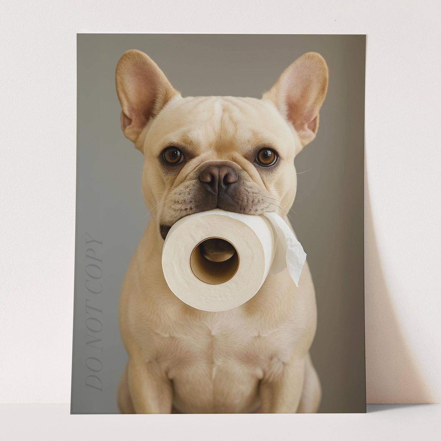 French Bulldog Toilet Paper III