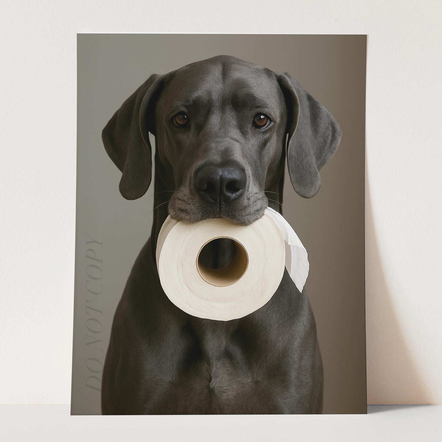 Great Dane Dog Toilet Paper