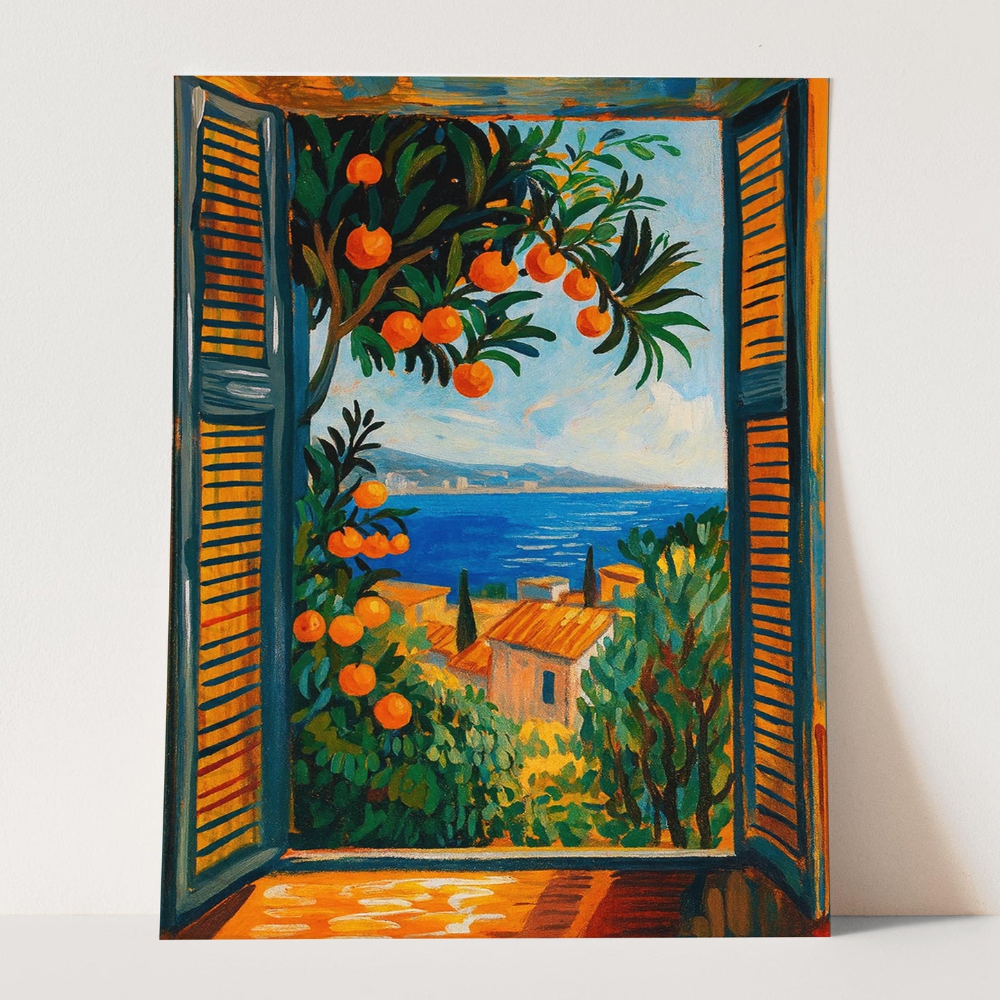 Open Window To The Mediterranean Sea
