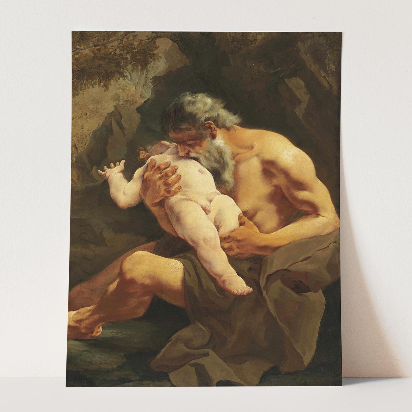Saturn Devouring His Son by Giulia Lama