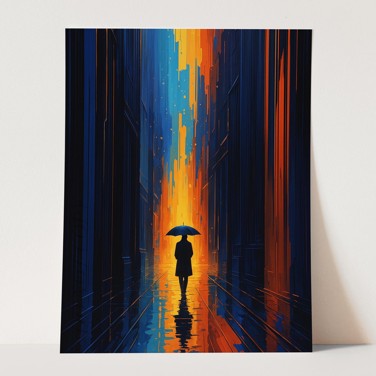 Rainy Streets Of Colors