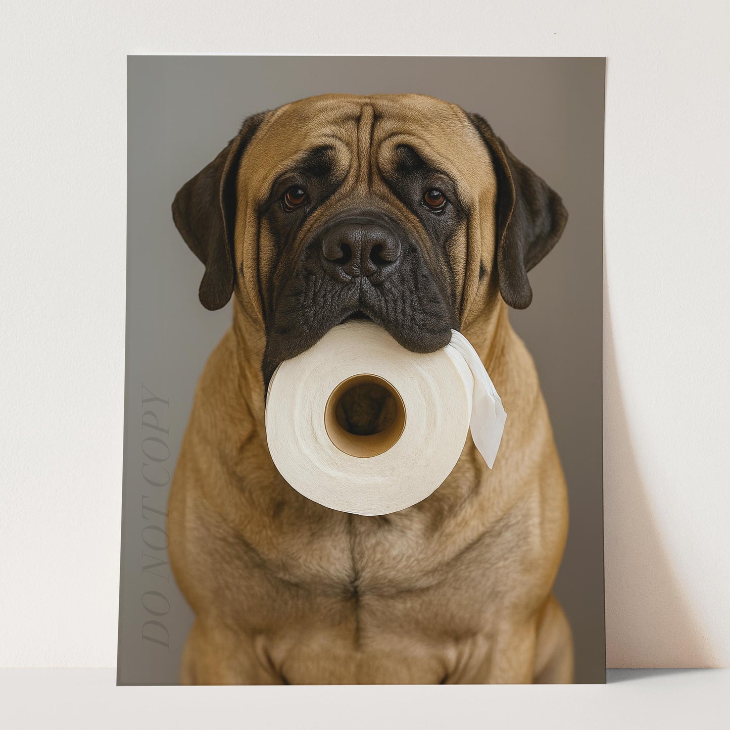 Mastiff Dog Toilet Paper