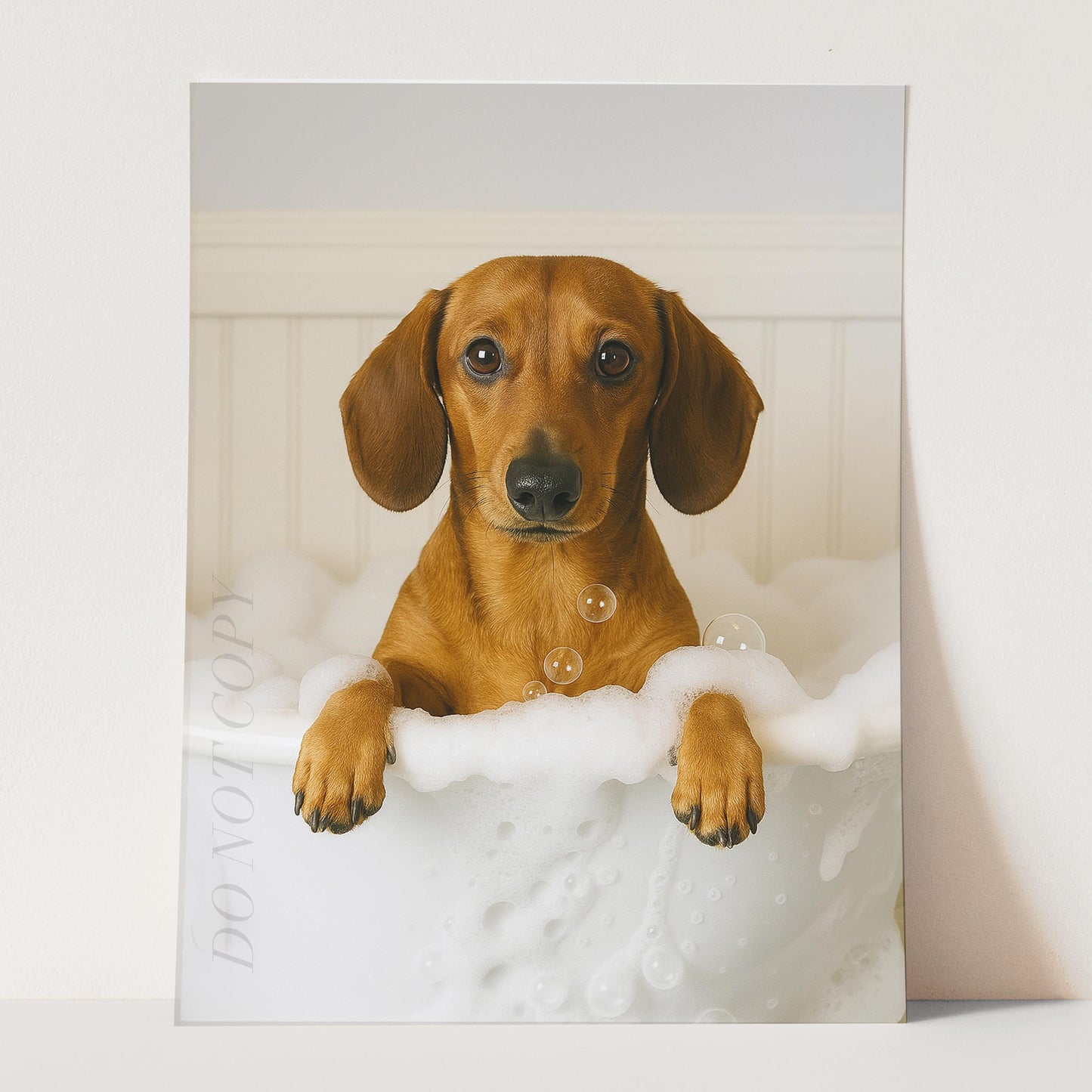 Dachshund Dog Bubble Bath