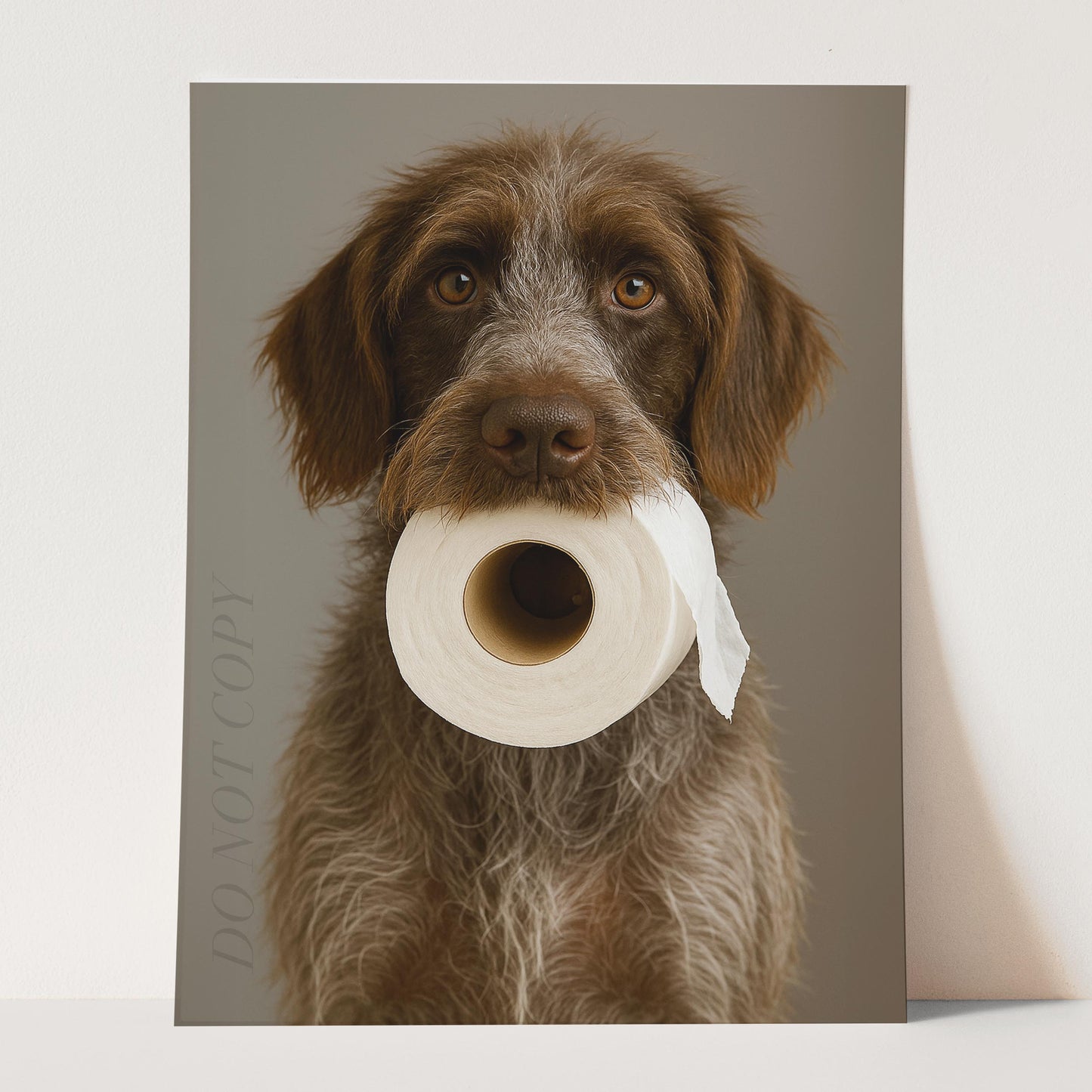 Wirehaired Pointing Griffon Dog Toilet Paper