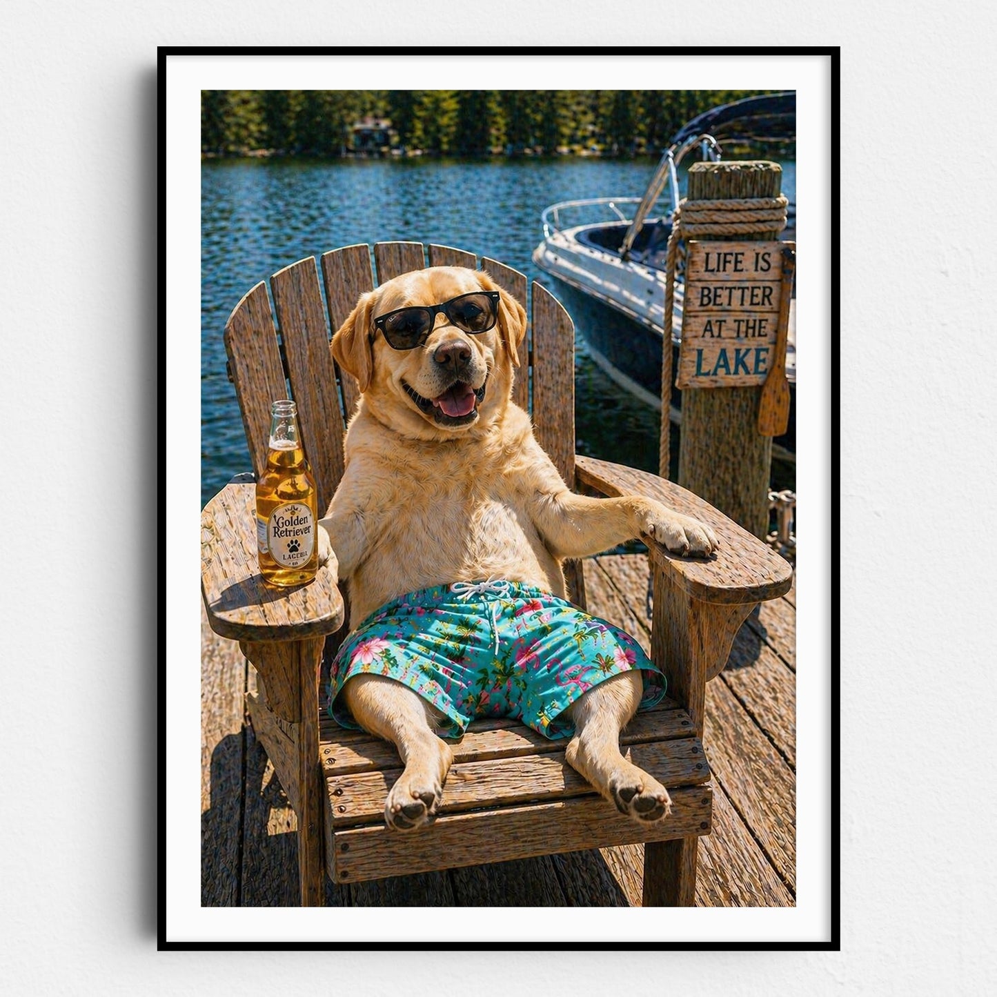 Yellow Labrador Retriever - Life At The Lake