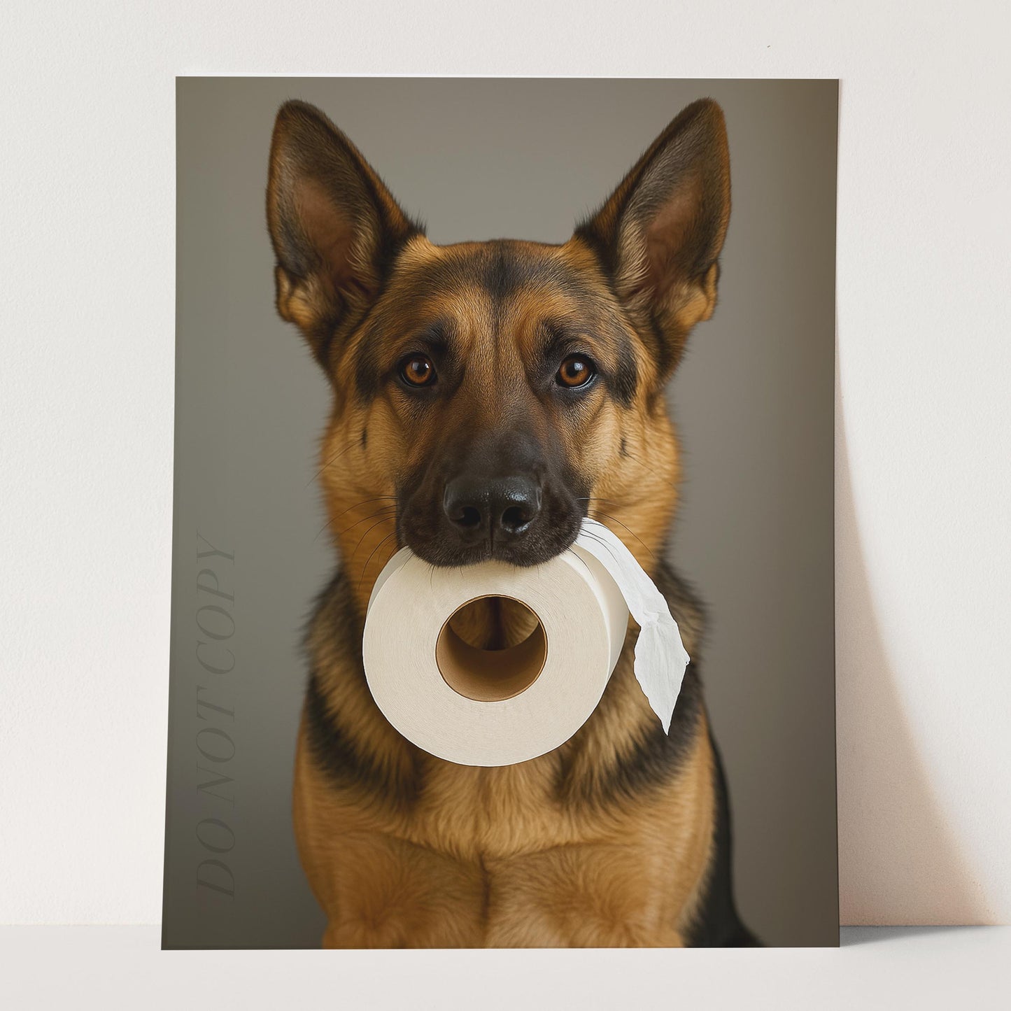 German Shepherd Dog Toilet Paper