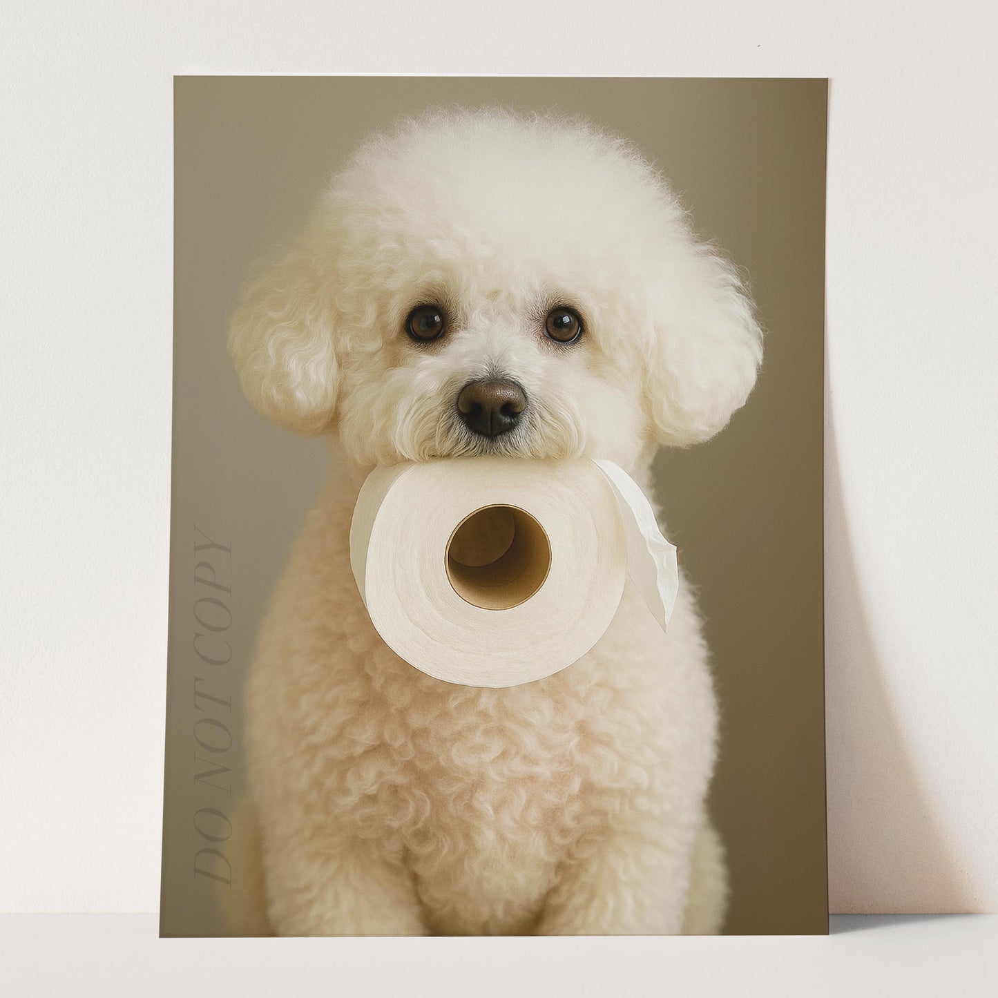 Bichon Frisé Dog Toilet Paper
