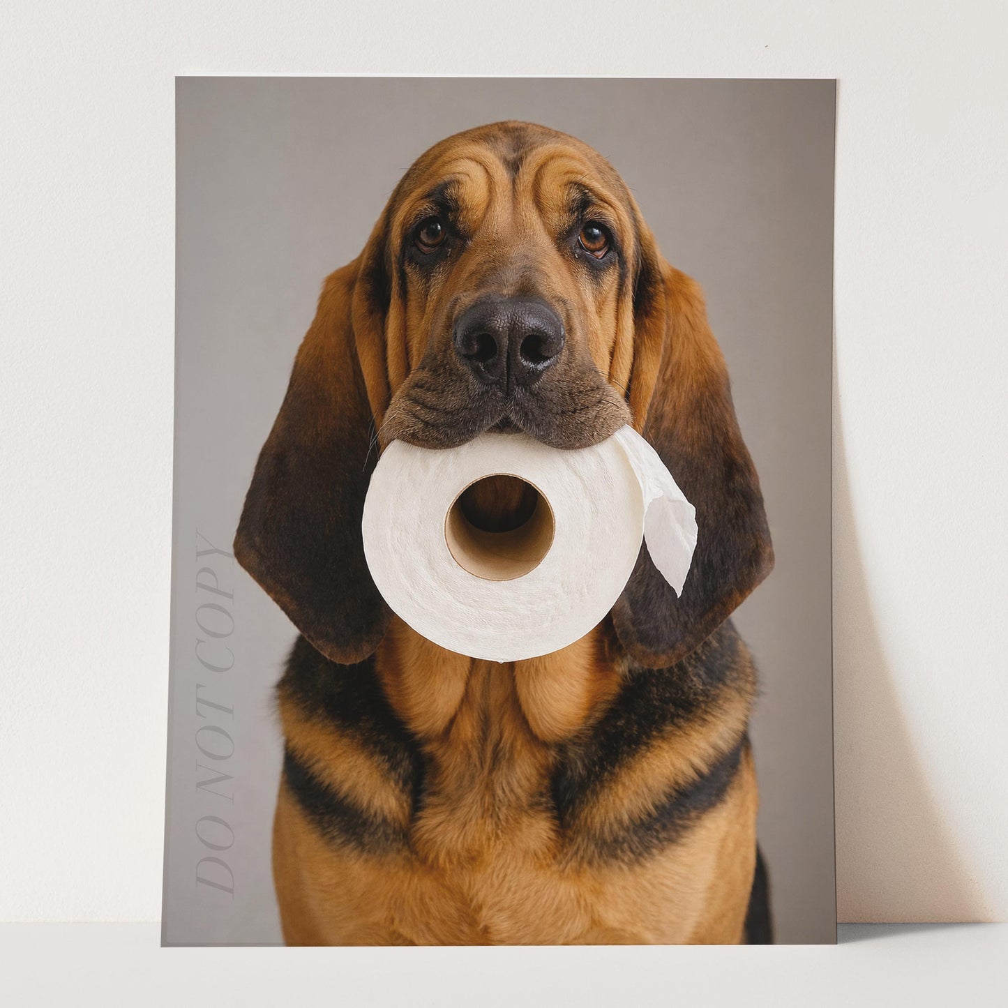 Bloodhound Dog Toilet Paper