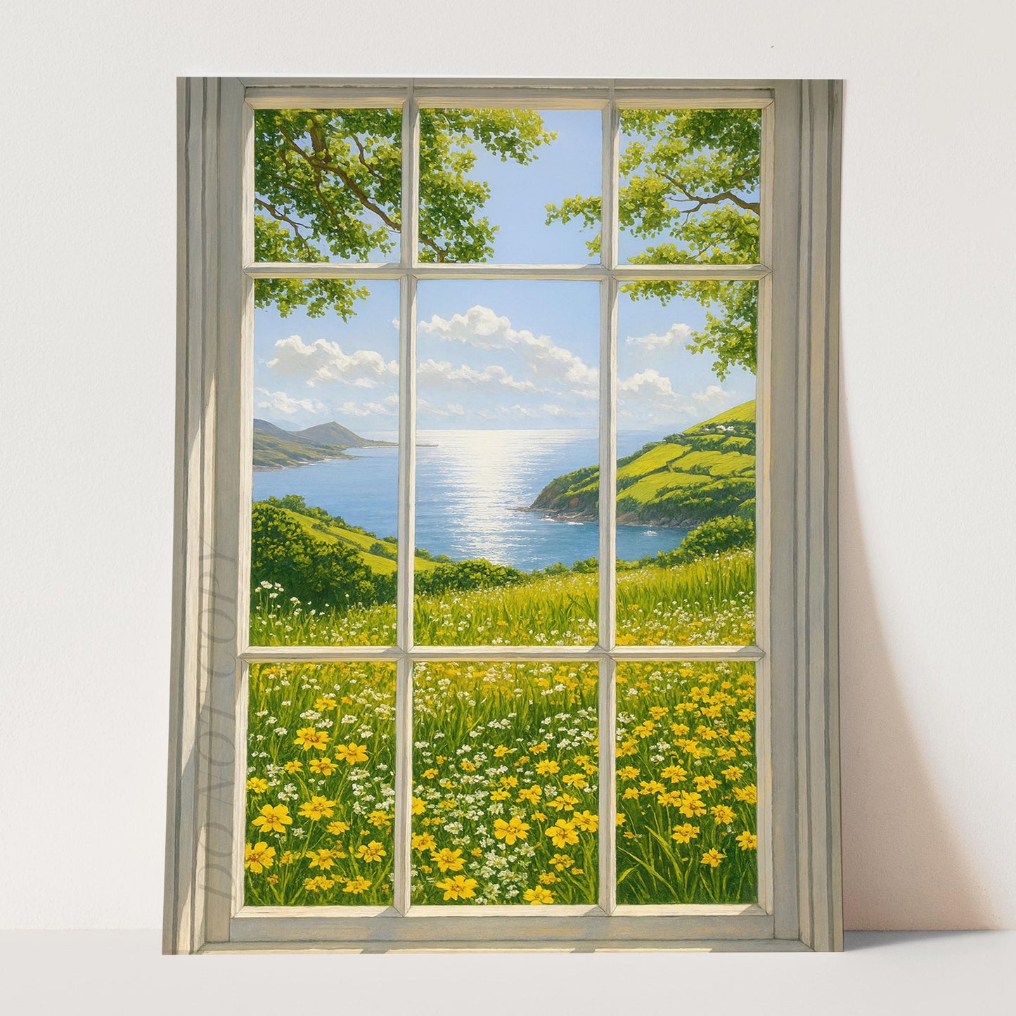 Window To The Ocean Coast