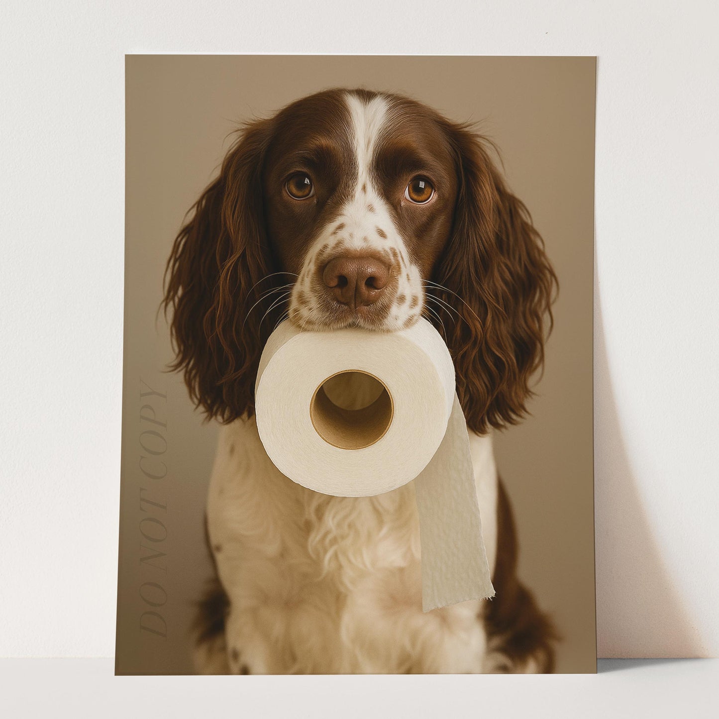English Springer Spaniel Dog Toilet Paper