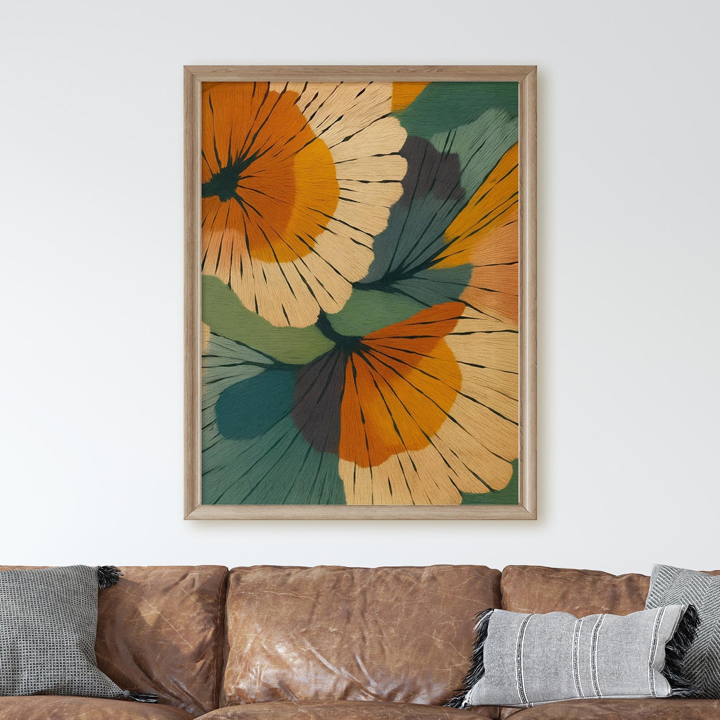 Abstract Botanicals Modern Flower