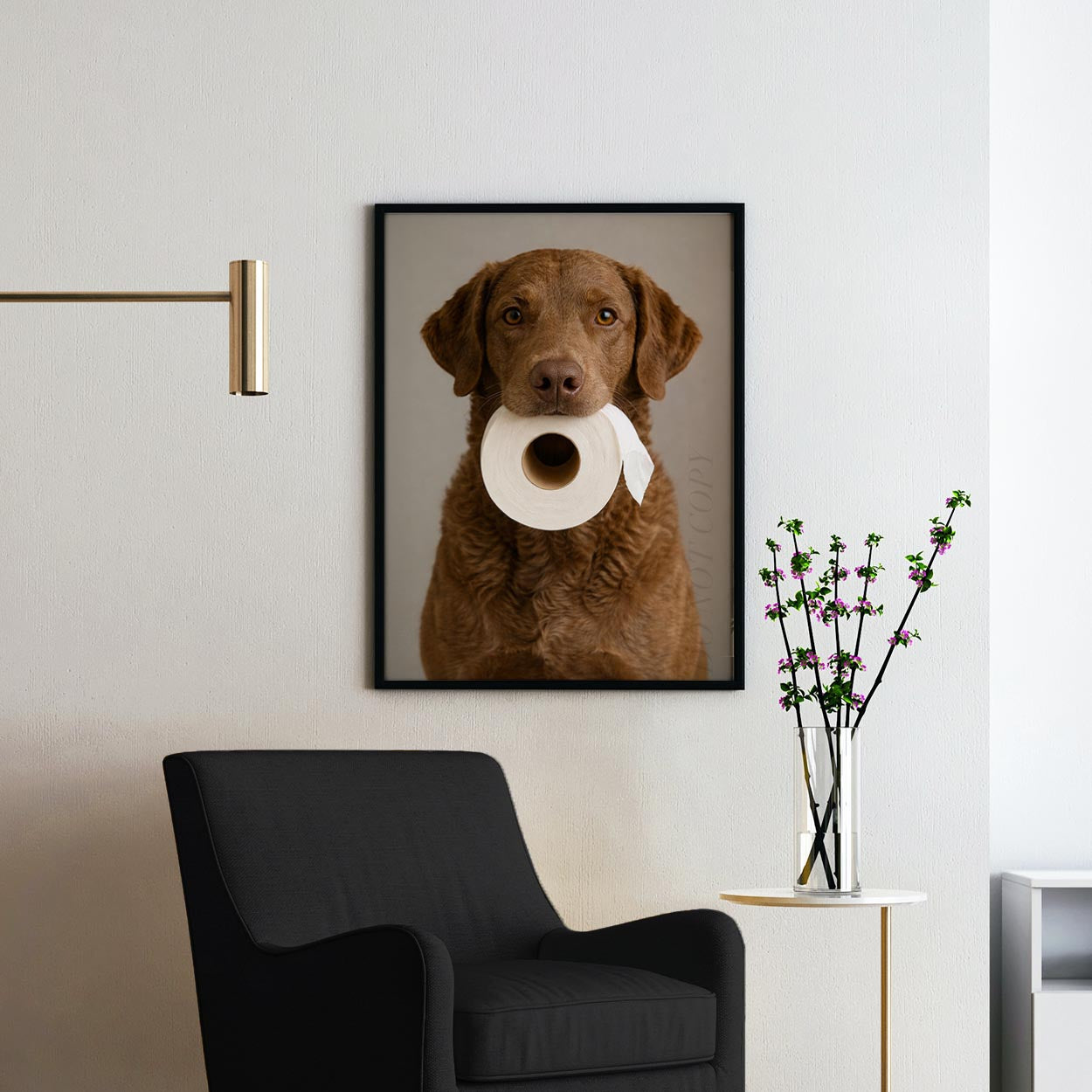 Chesapeake Bay Retriever Dog Toilet Paper