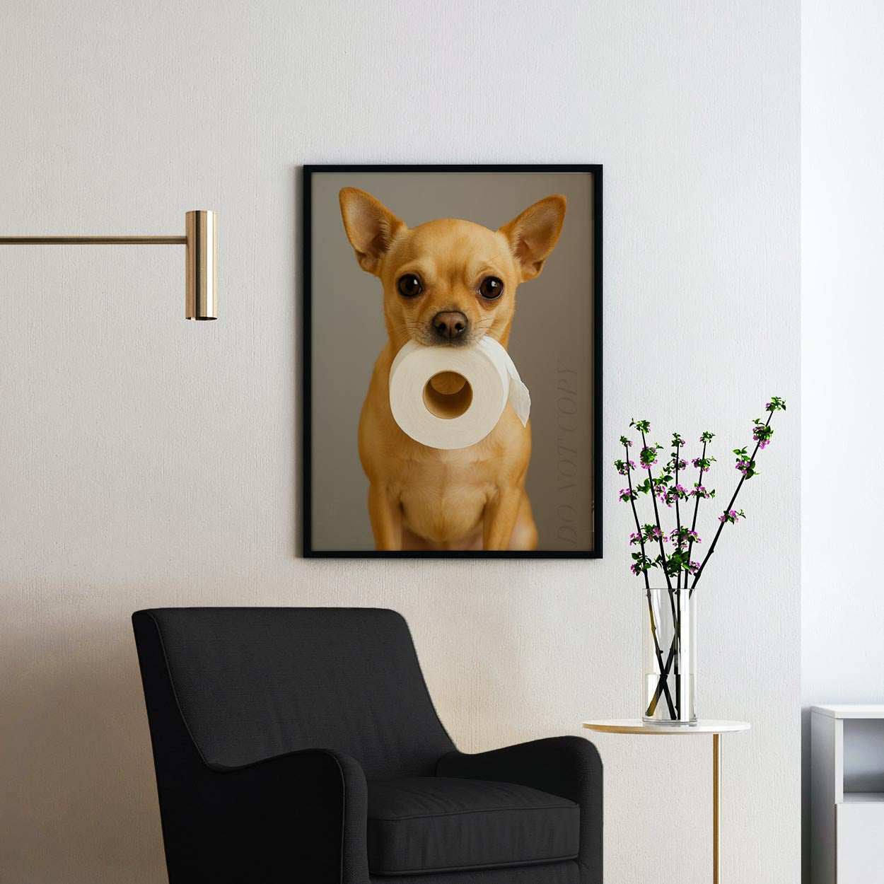 Chihuahua Dog Toilet Paper