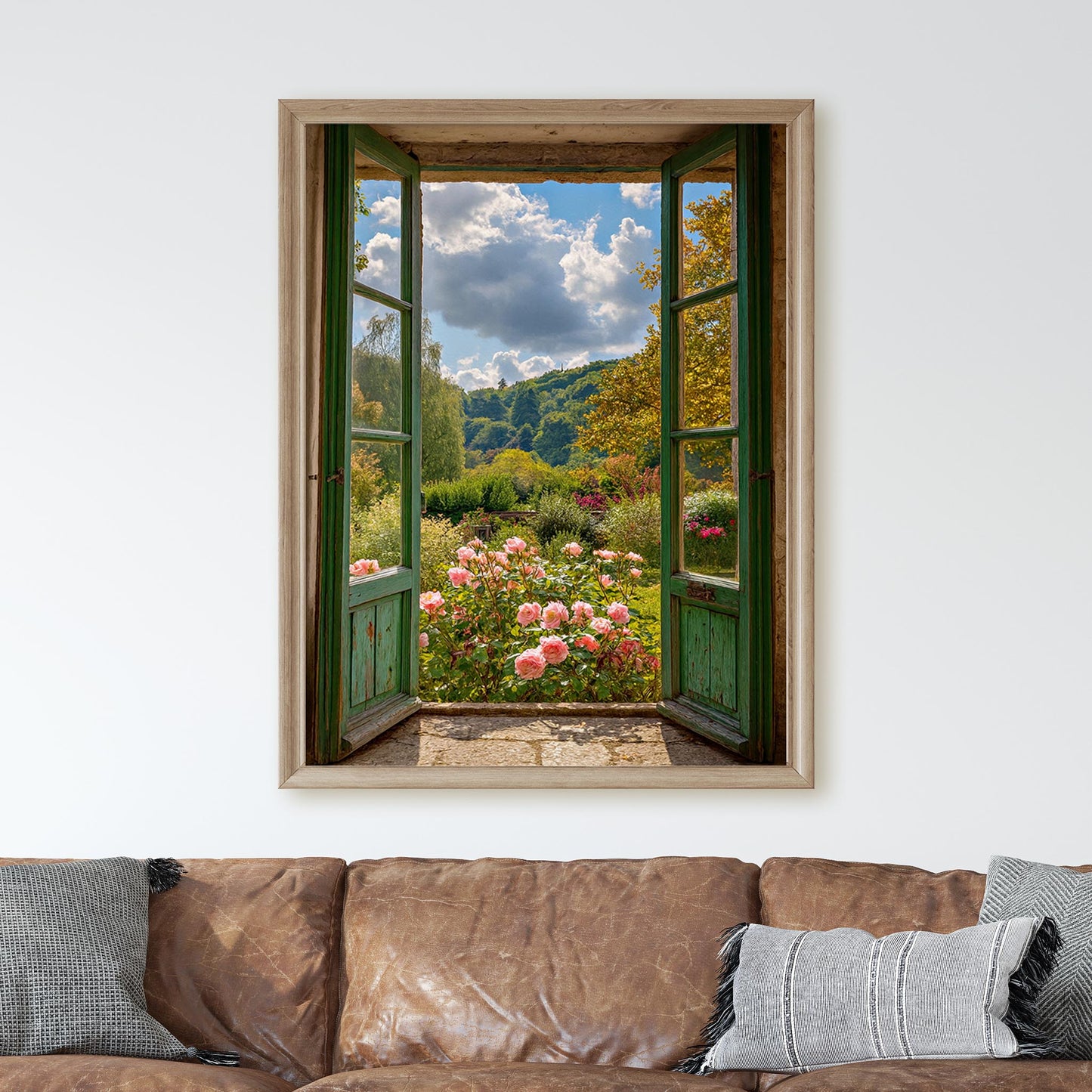 Open Window To The Garden