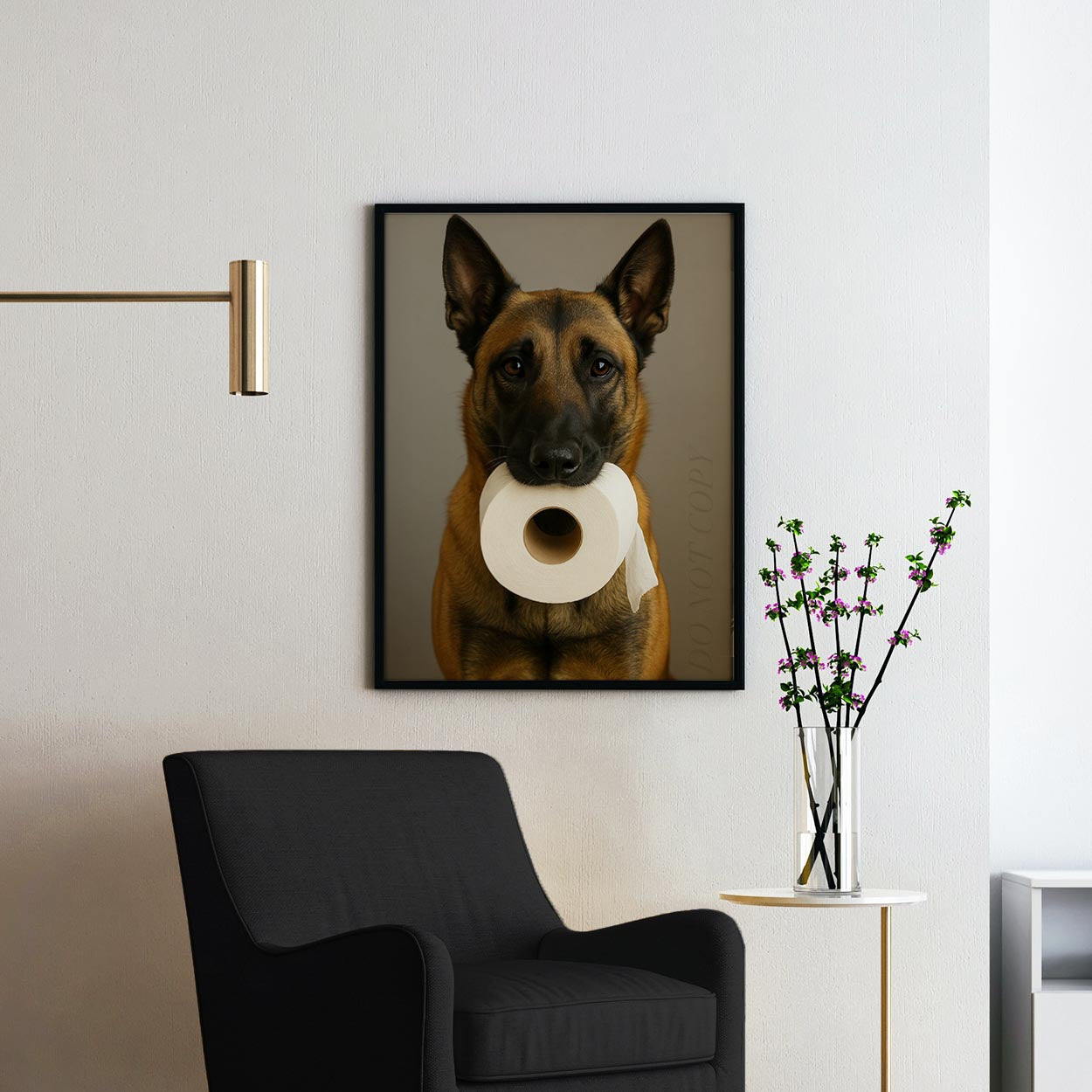 Belgian Malinois Dog Toilet Paper