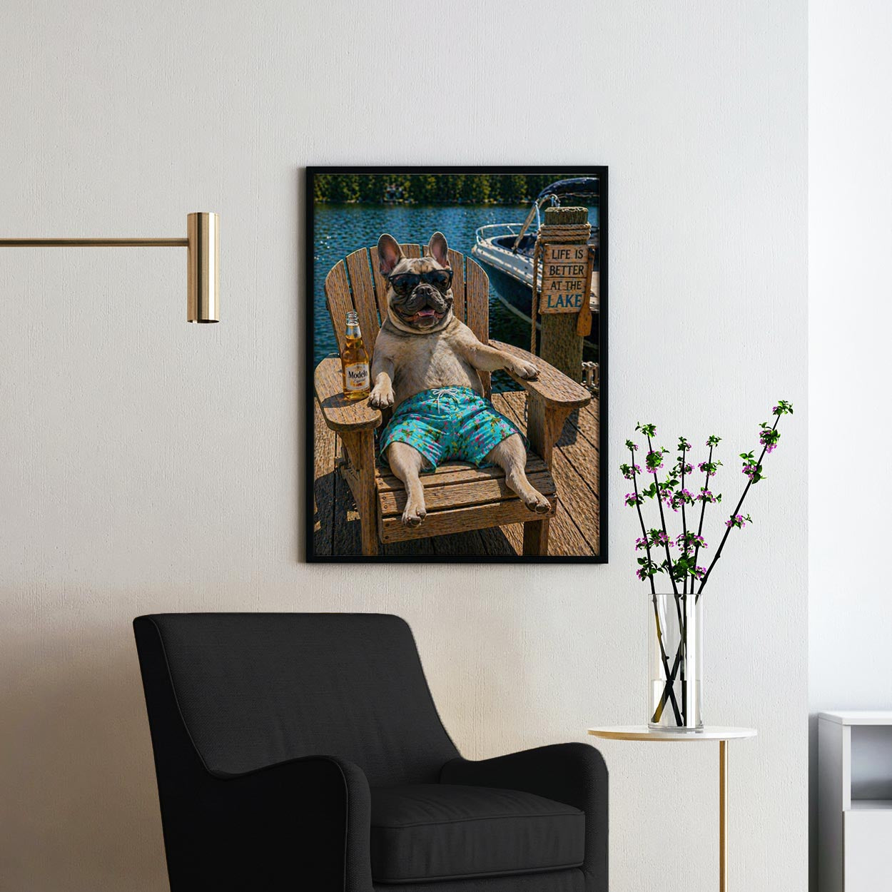 French Bulldog - Life At The Lake