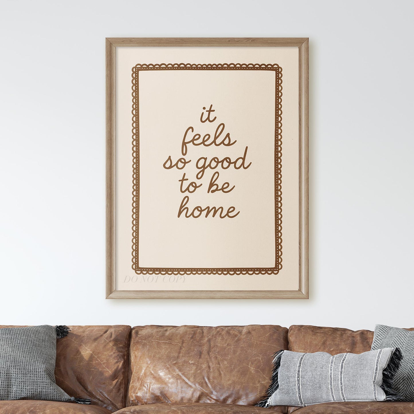 It Feels So Good To Be Home Sign