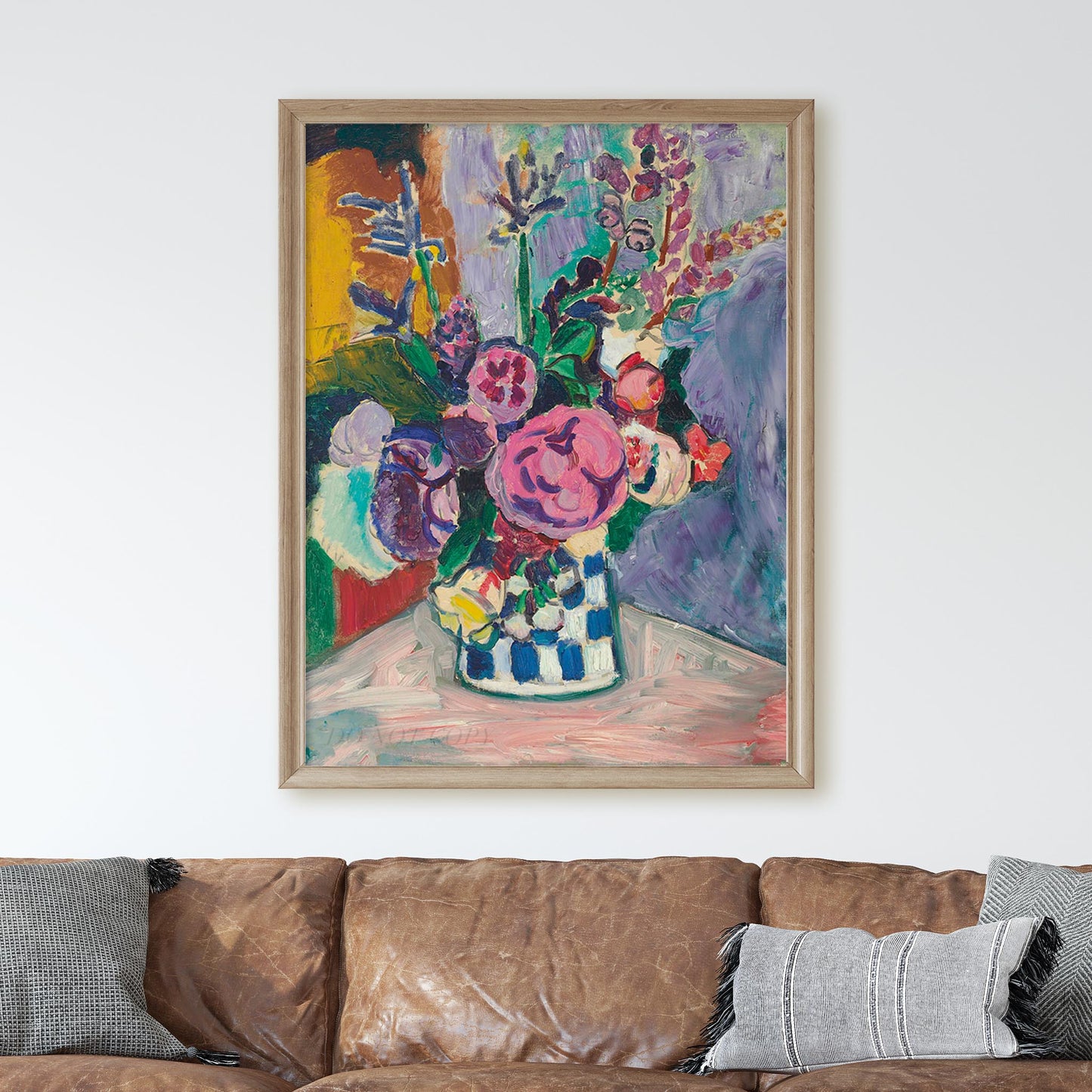 Les Pivoines - Still Life of Peonies in a Vase 1907 by Henri Matisse