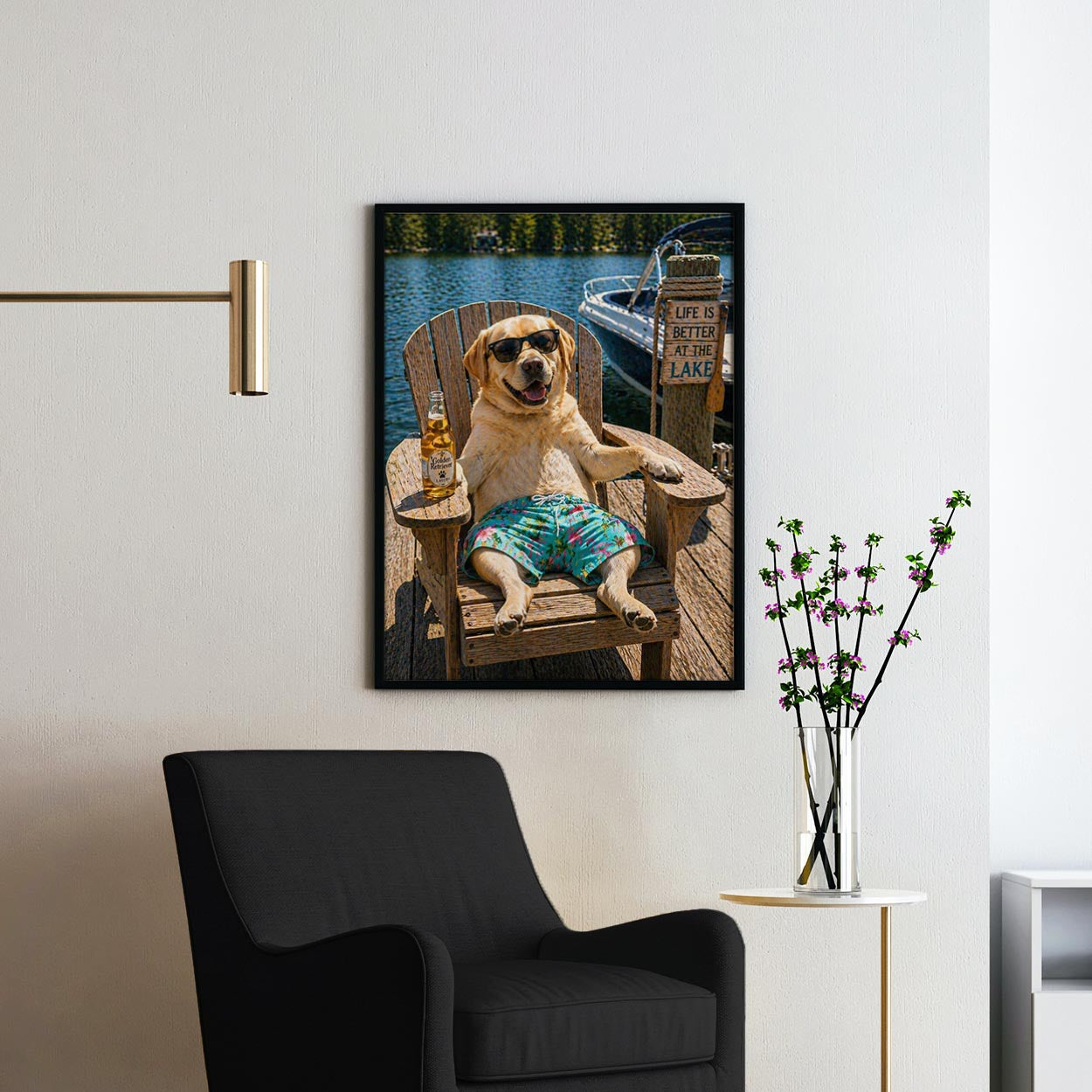 Yellow Labrador Retriever - Life At The Lake