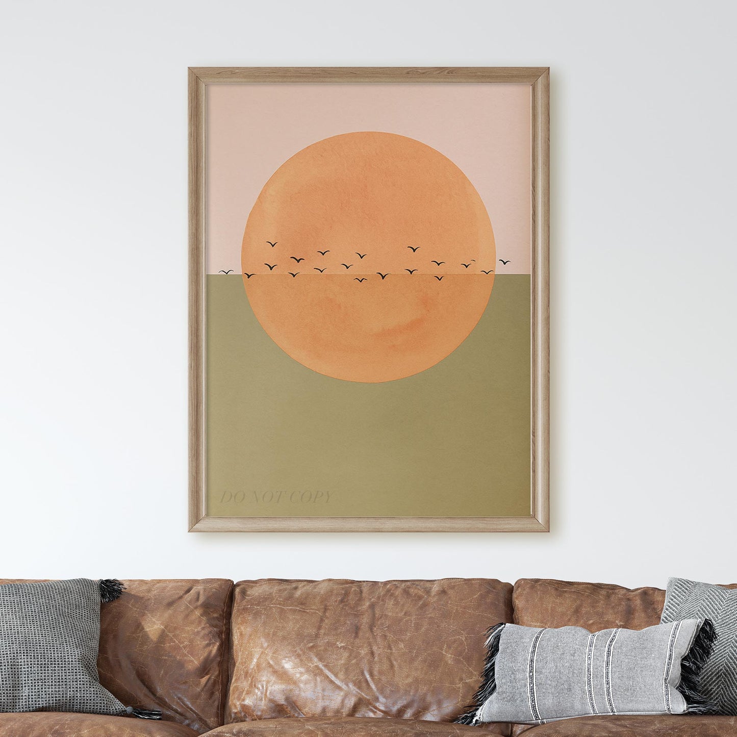 Rising Sun Abstract Japandi