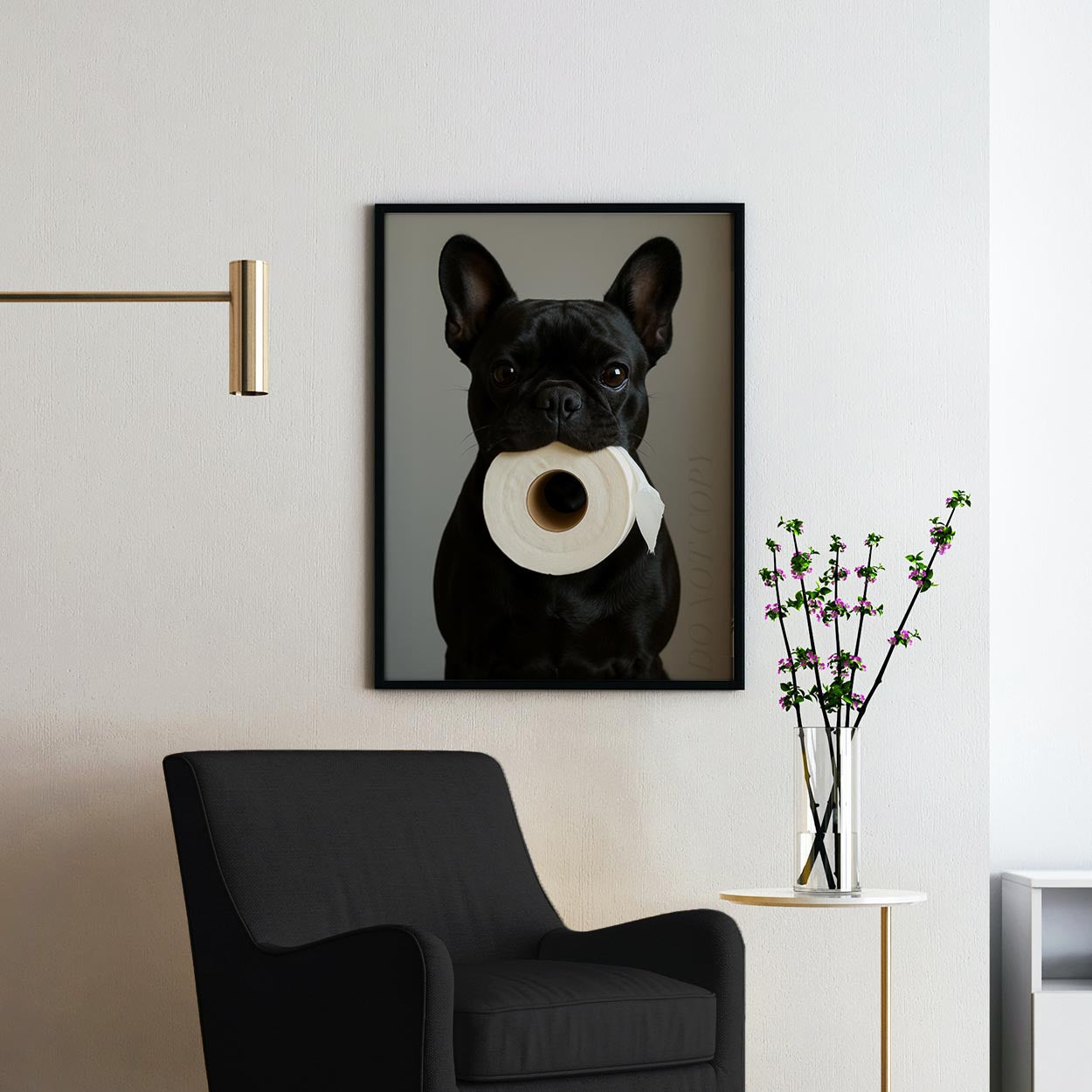 French Bulldog Toilet Paper